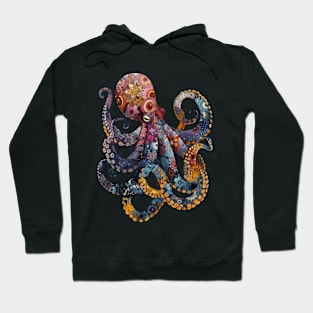 Octopus (Quilted Style) Hoodie